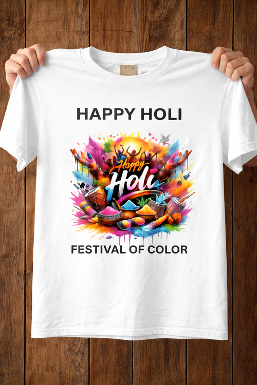 Holi Special Crew T-Shirt