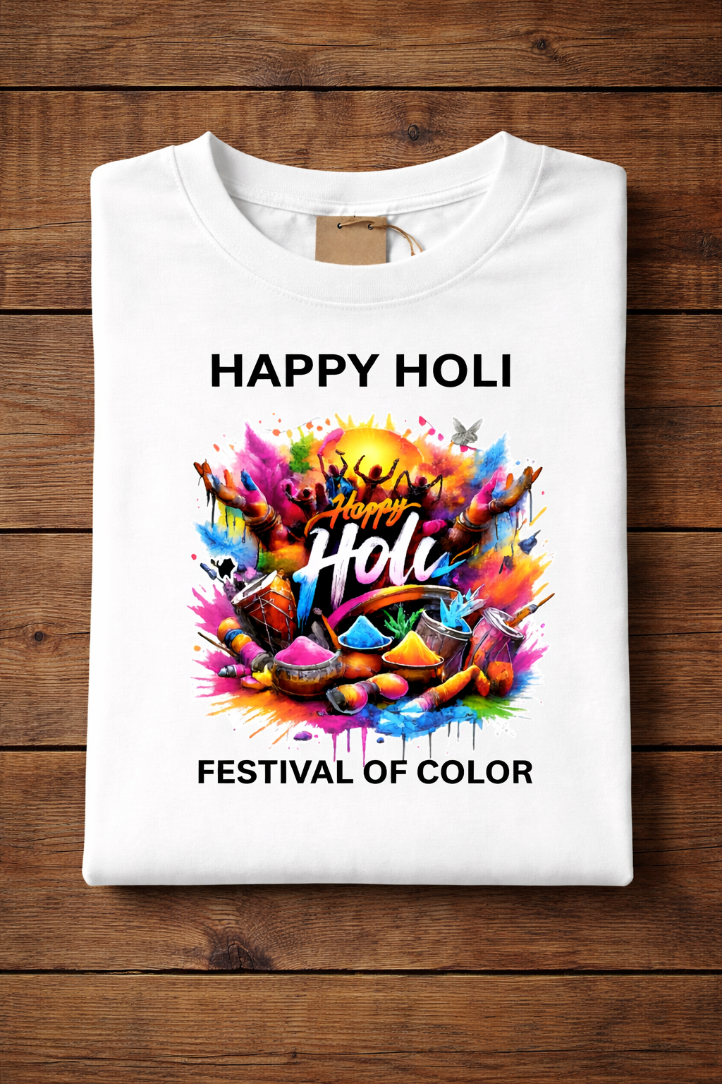 Holi Special Crew T-Shirt